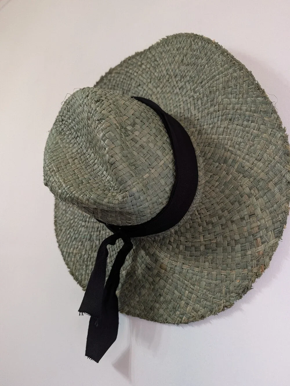 Wyeth Woven Grass‎ Rancher Hat Green OS